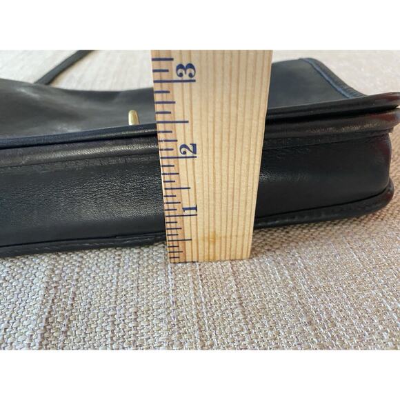 COACH Vintage Luxury Black Small Pocket Purse Shoulder Handbag - Picture 7 of 16